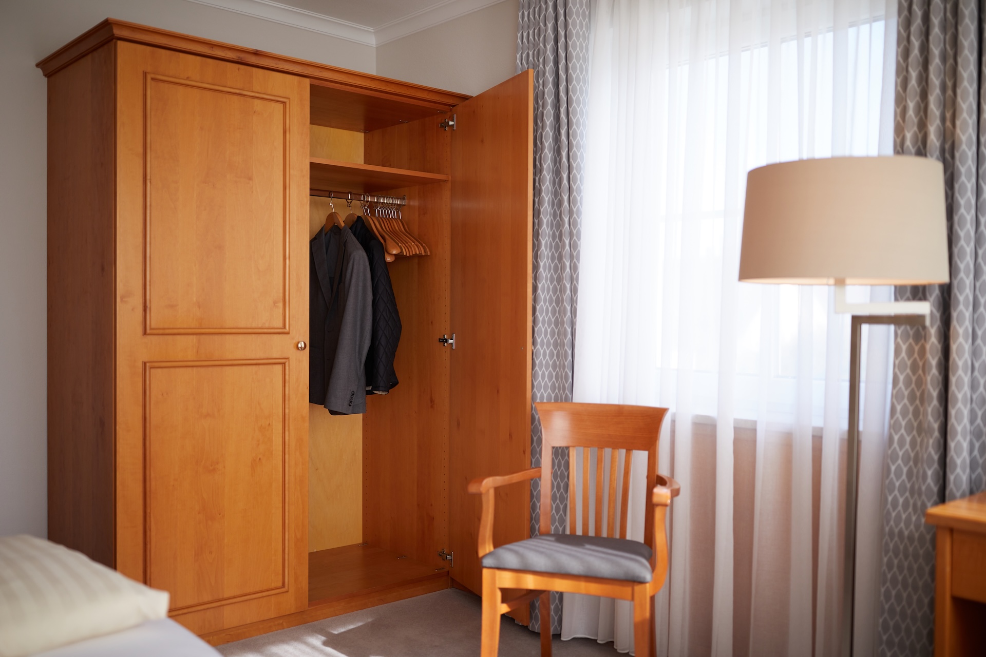 Naturholzmöbel in allen Zimmern