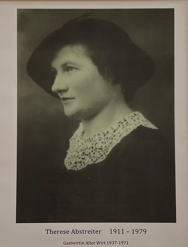 Hotel Alter Wirt Hallbergmoos Goldach History Therese Abstreiter