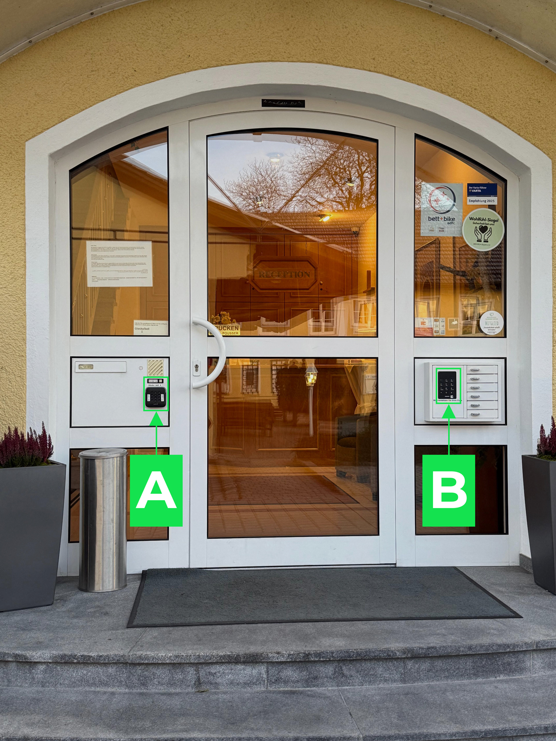 Hotel Alter Wirt Hallbergmoos Goldach Zimmer Eingang